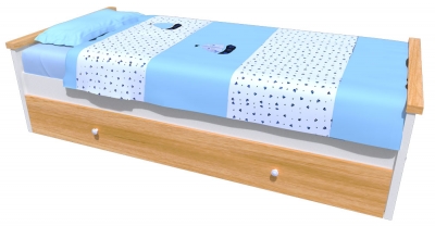 Cama Diván Terra Laqueado y Guatanbu